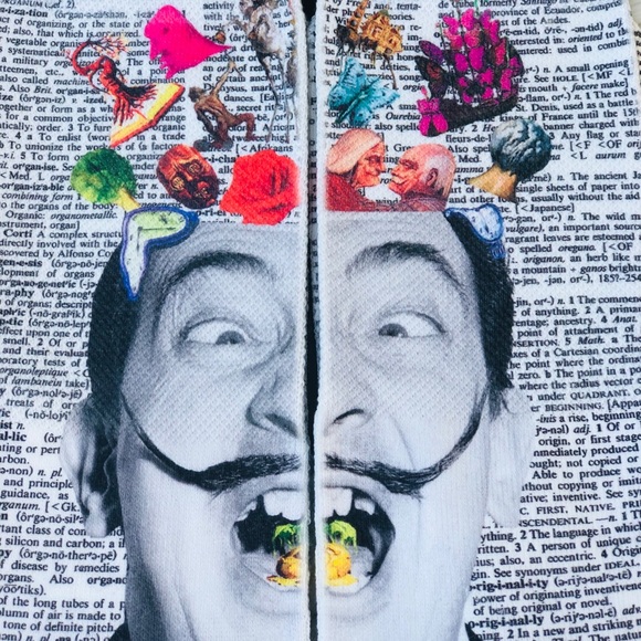 Salvador Dali ARTNWORDZ wearable Art socks - Picture 3 of 8